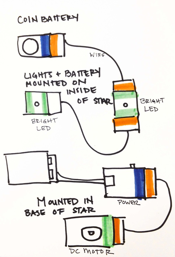 spinning star christmas tree topper a littlebits project spinning christmas tree topper